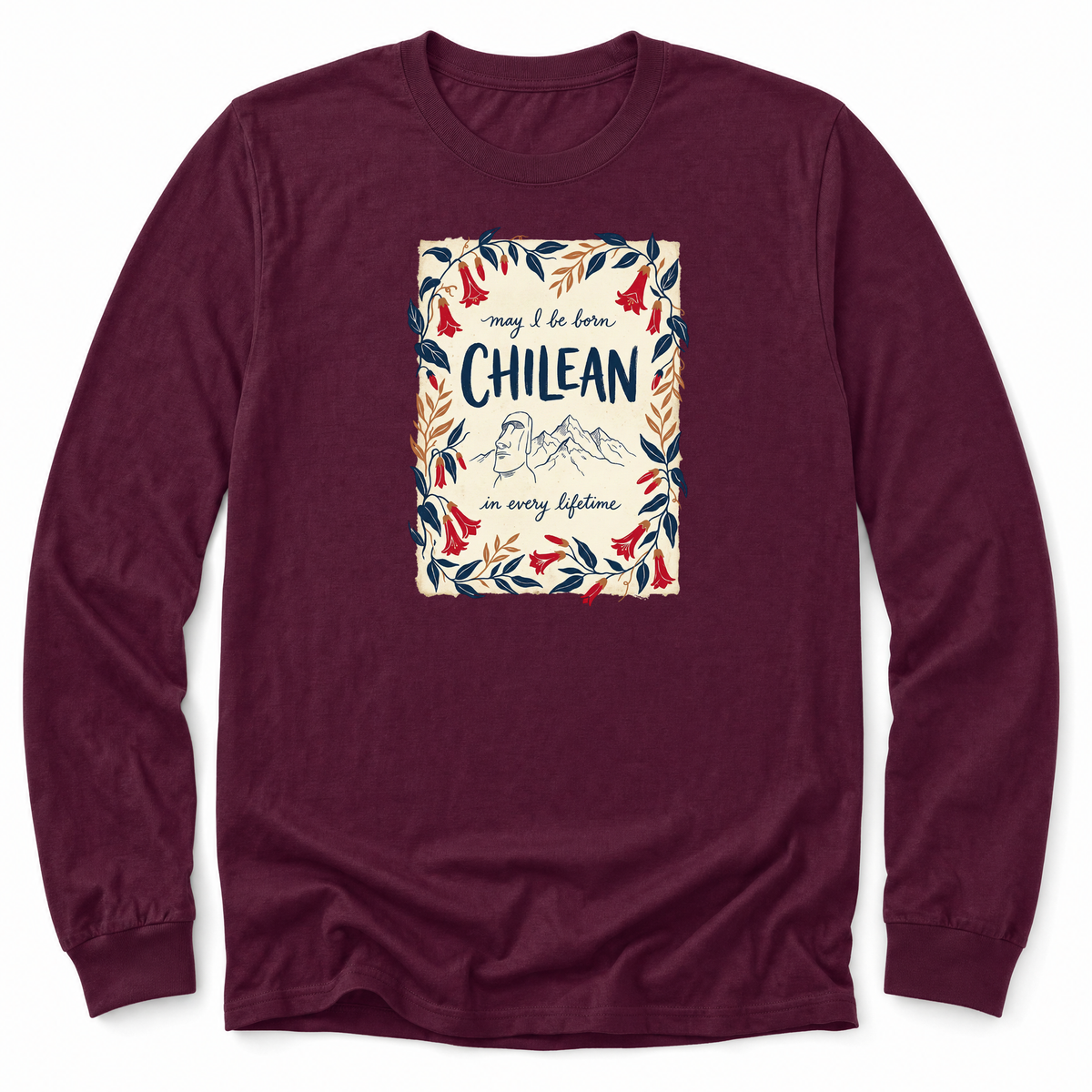 Cultura Estampada — Maroon