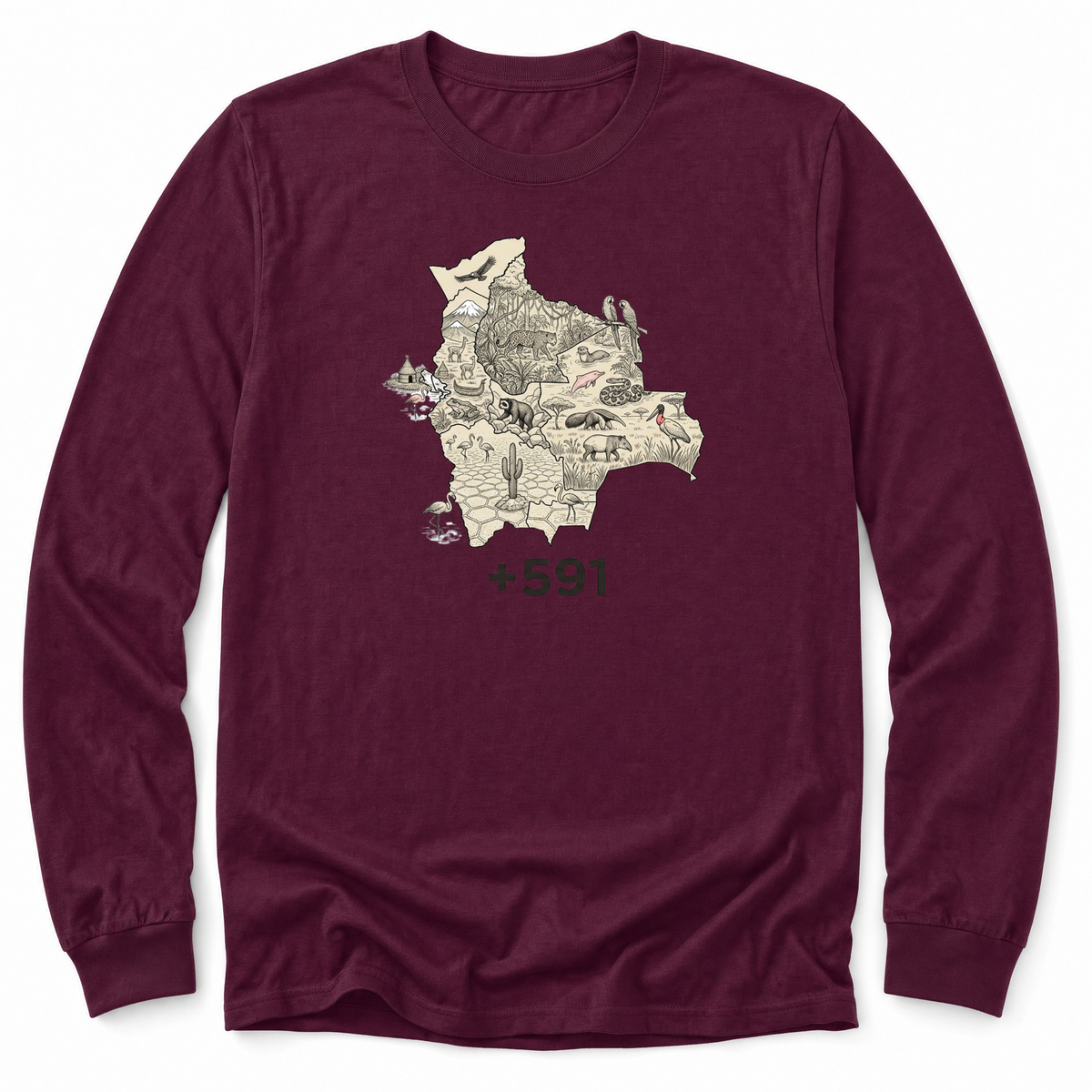 Cultura Estampada — Maroon