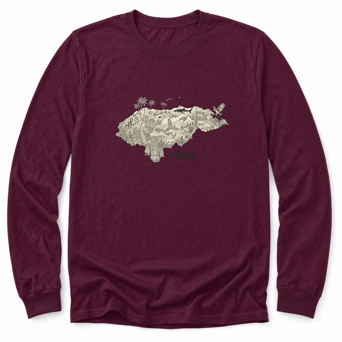 Cultura Estampada — Maroon