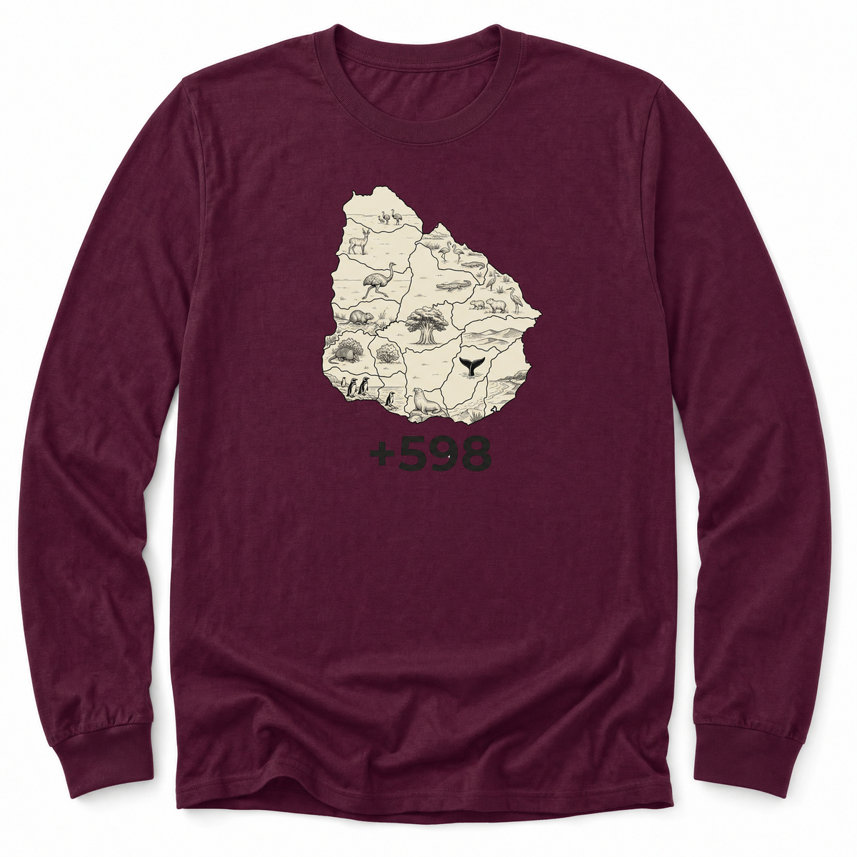 Cultura Estampada — Maroon