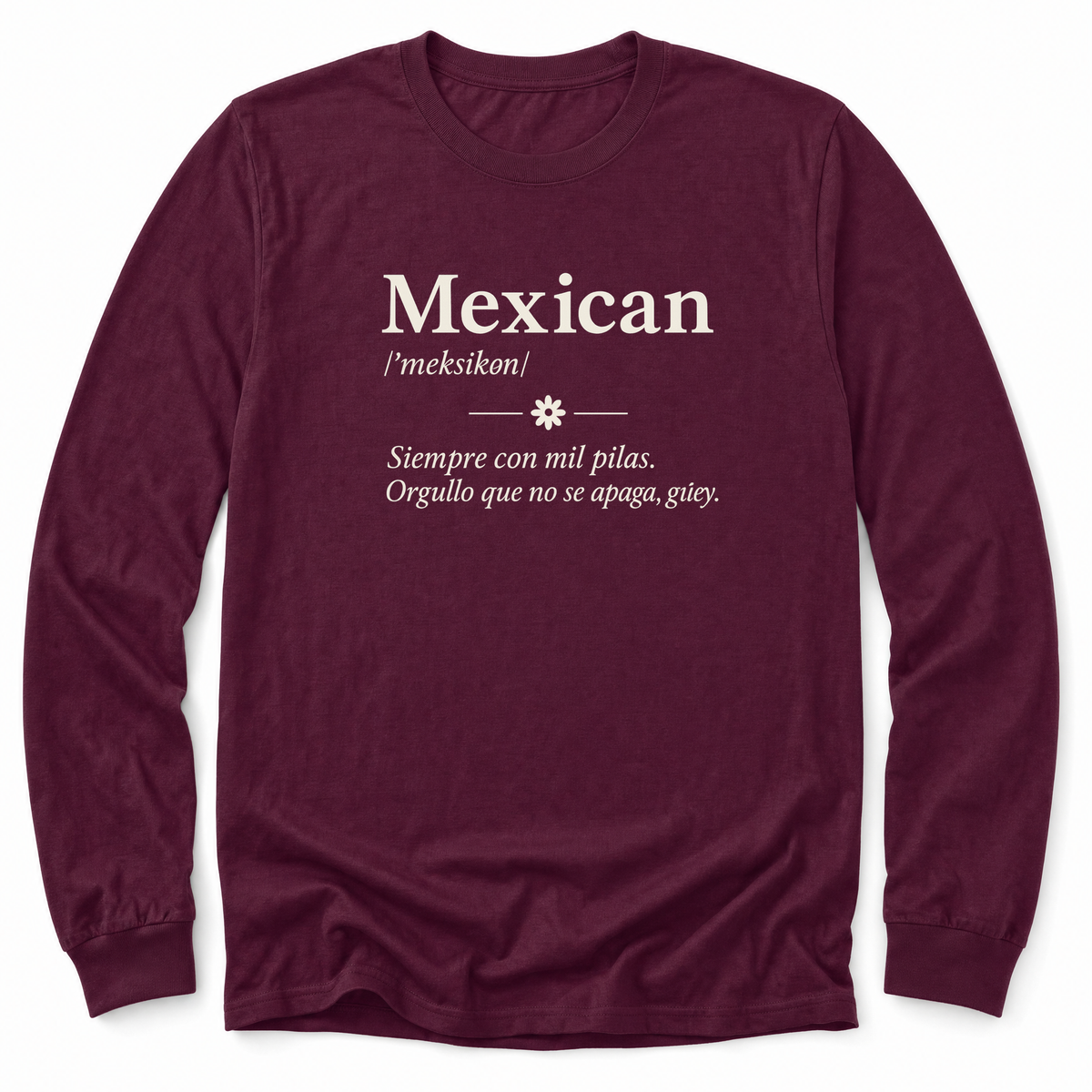 Cultura Estampada — Maroon