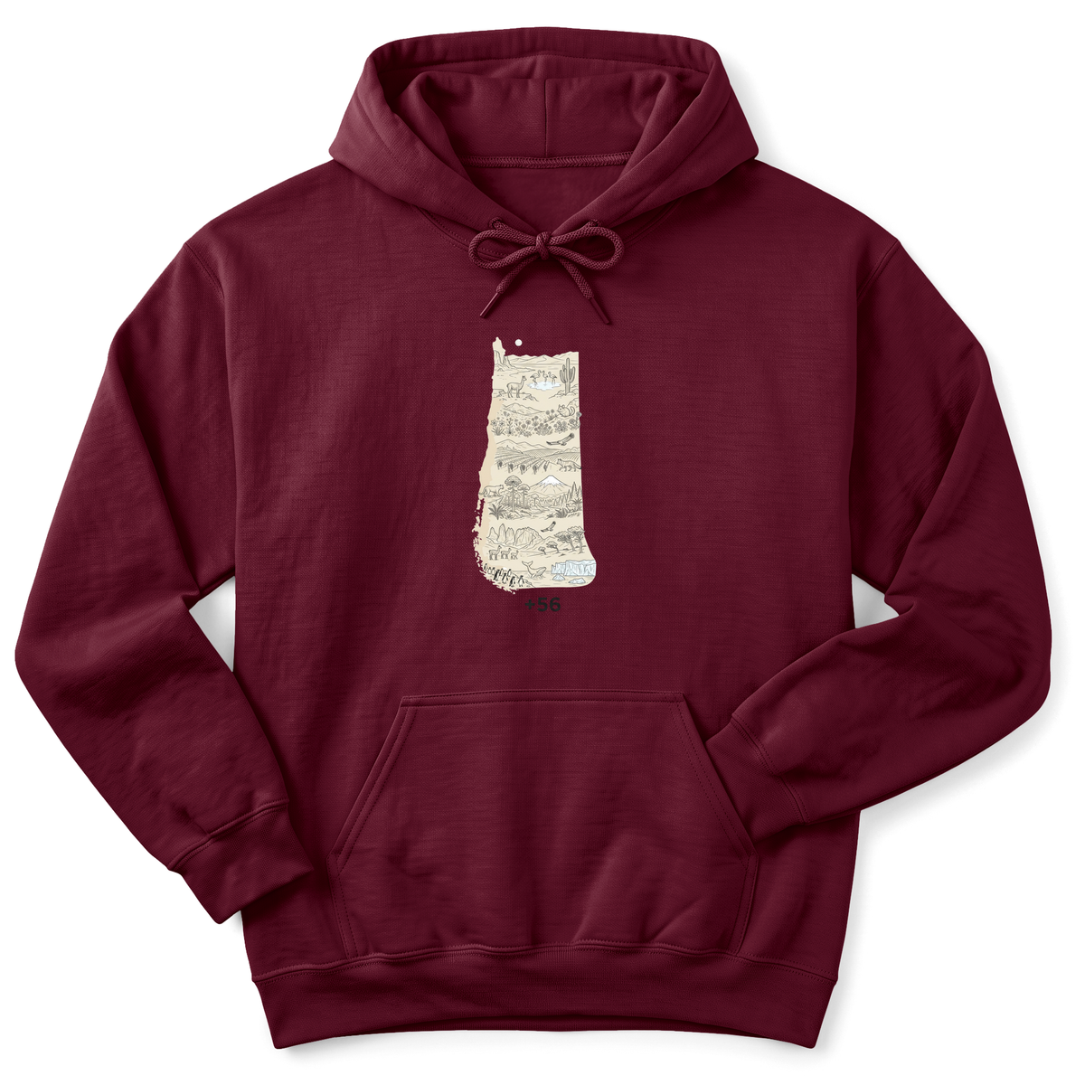 Cultura Estampada — Maroon