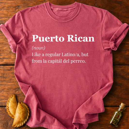 Puerto Rican Definition T-Shirt