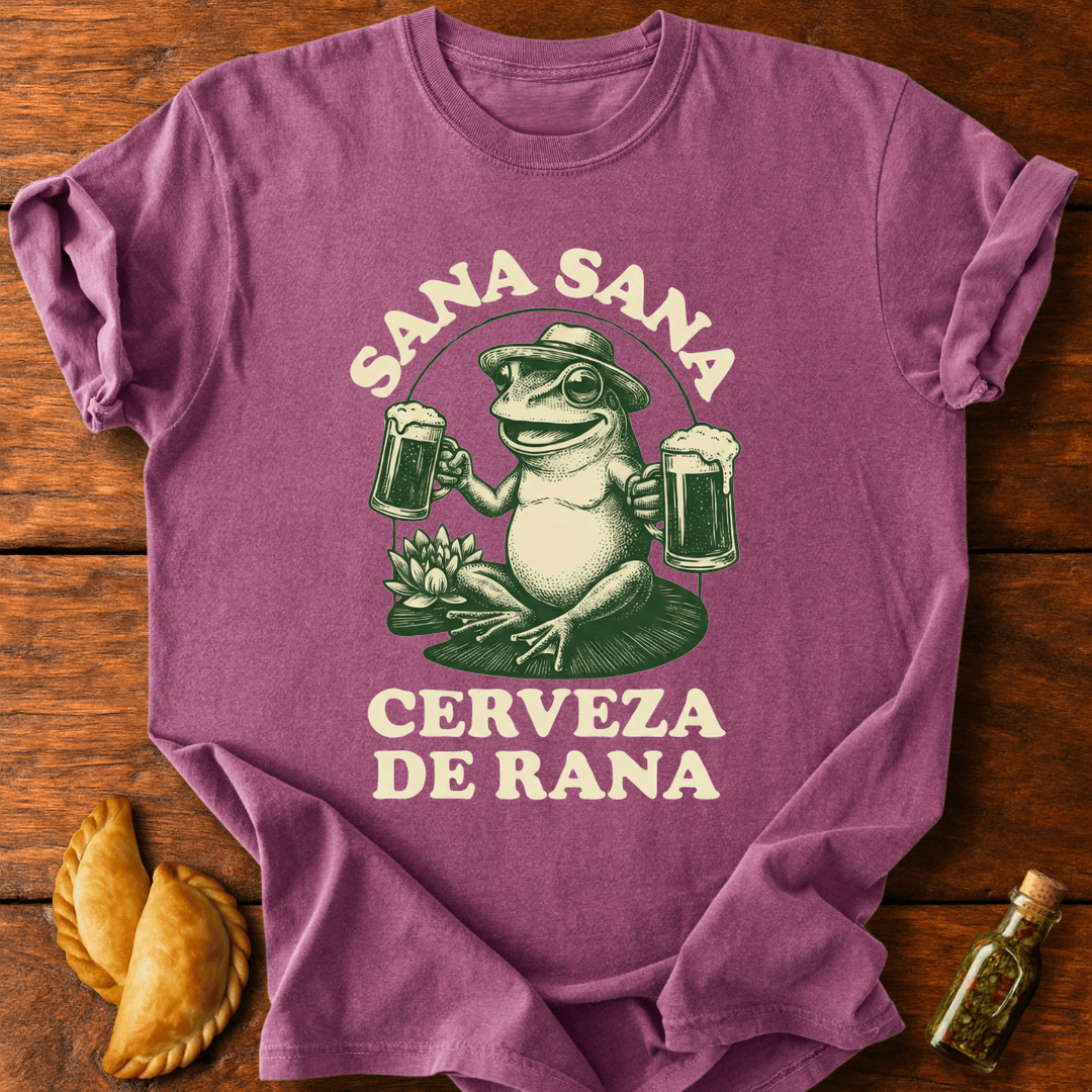 Sana Sana Cerveza De Rana T-Shirt