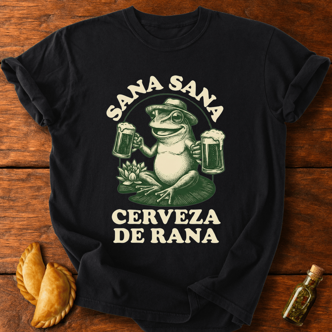 Sana Sana Cerveza De Rana T-Shirt