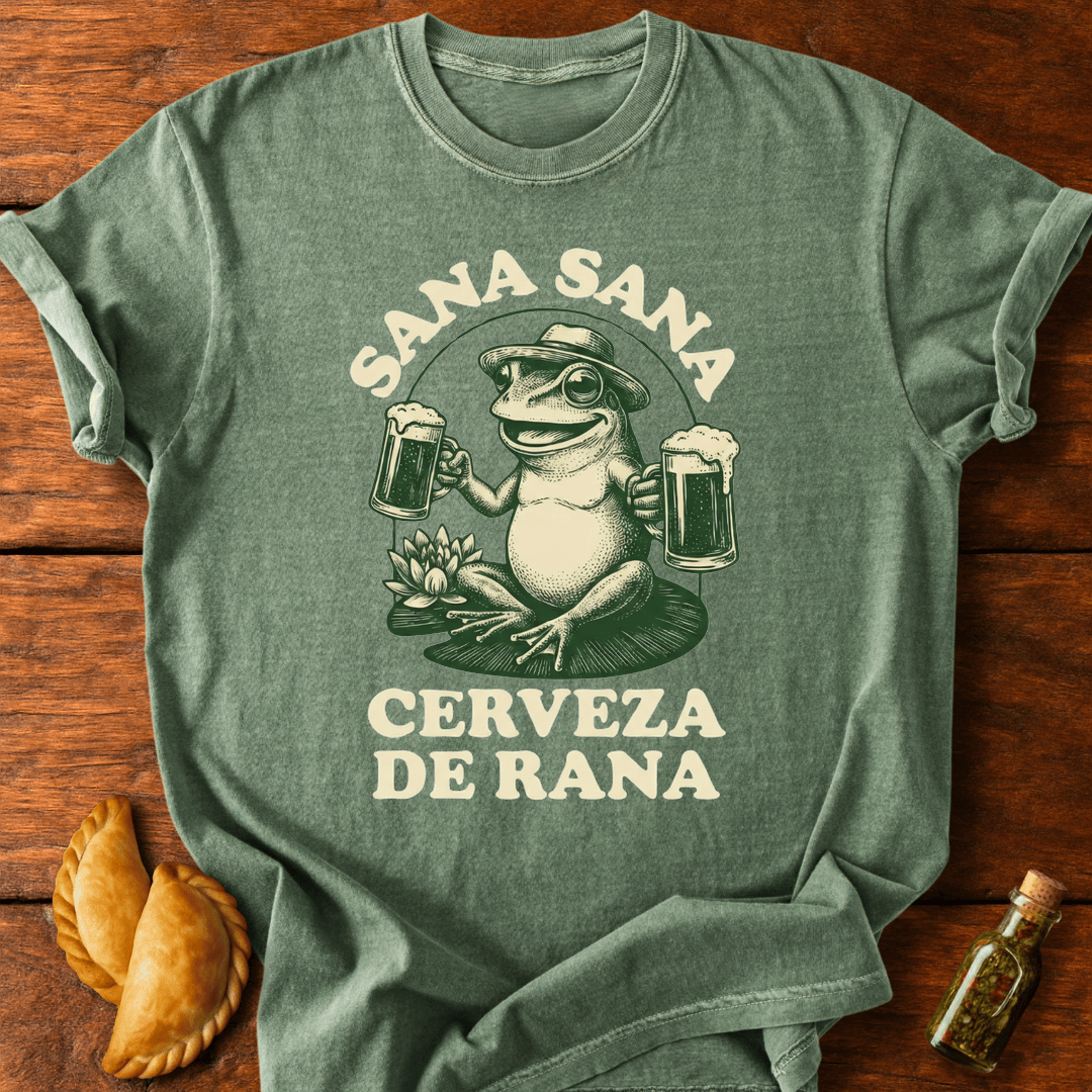 Sana Sana Cerveza De Rana T-Shirt