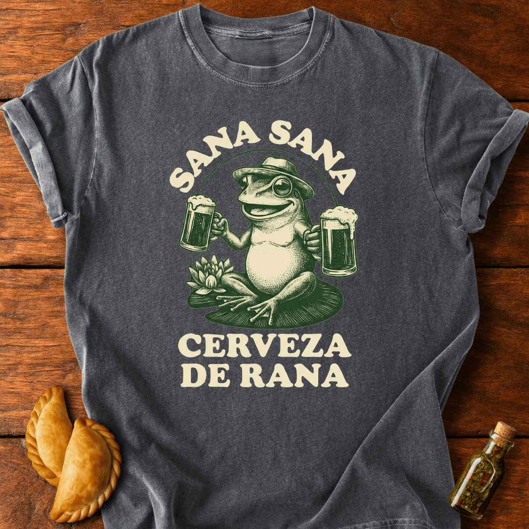 Sana Sana Cerveza De Rana T-Shirt