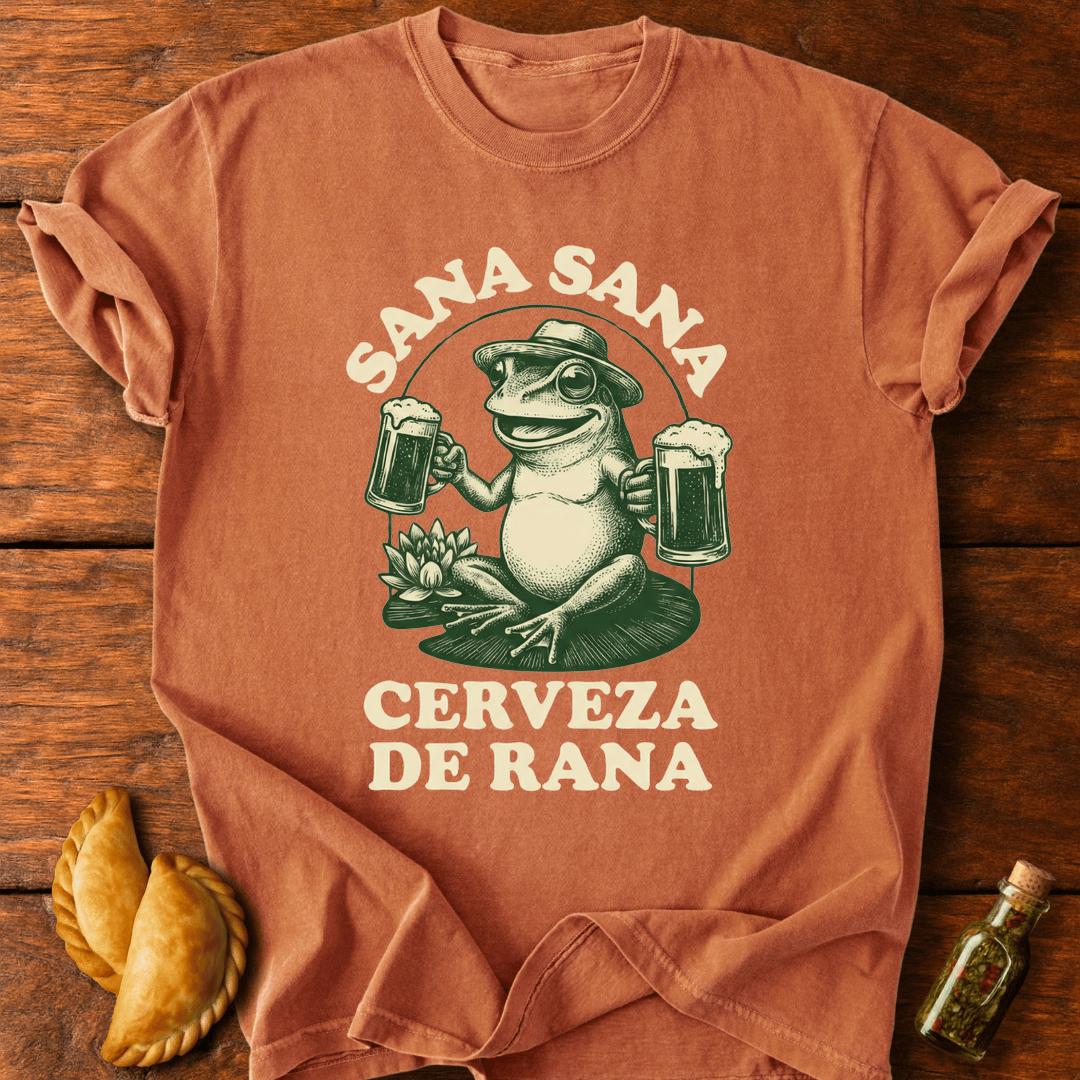 Sana Sana Cerveza De Rana T-Shirt
