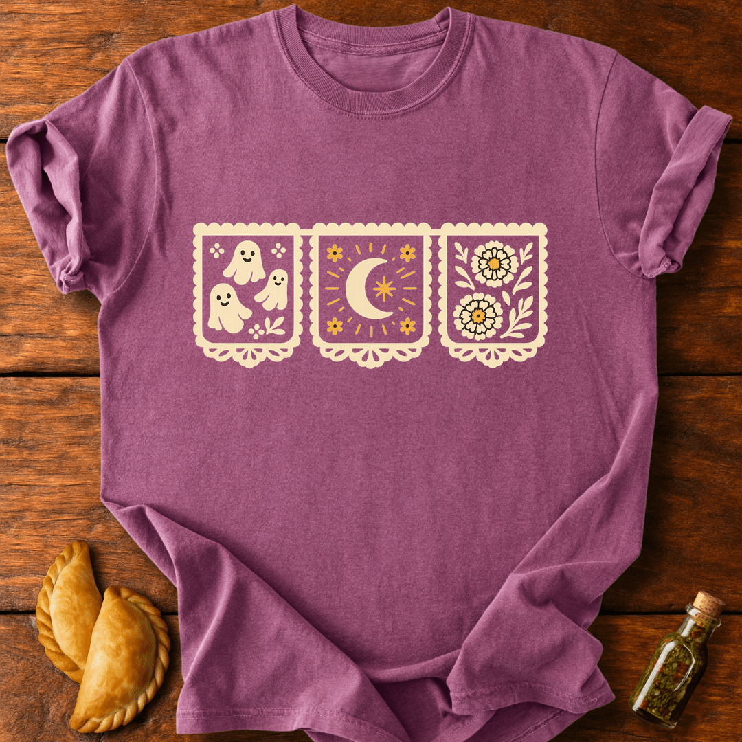 Ghost Papel Picado T-Shirt