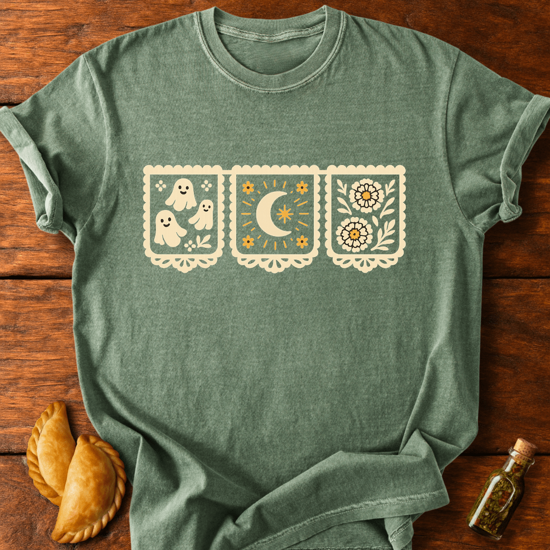 Ghost Papel Picado T-Shirt