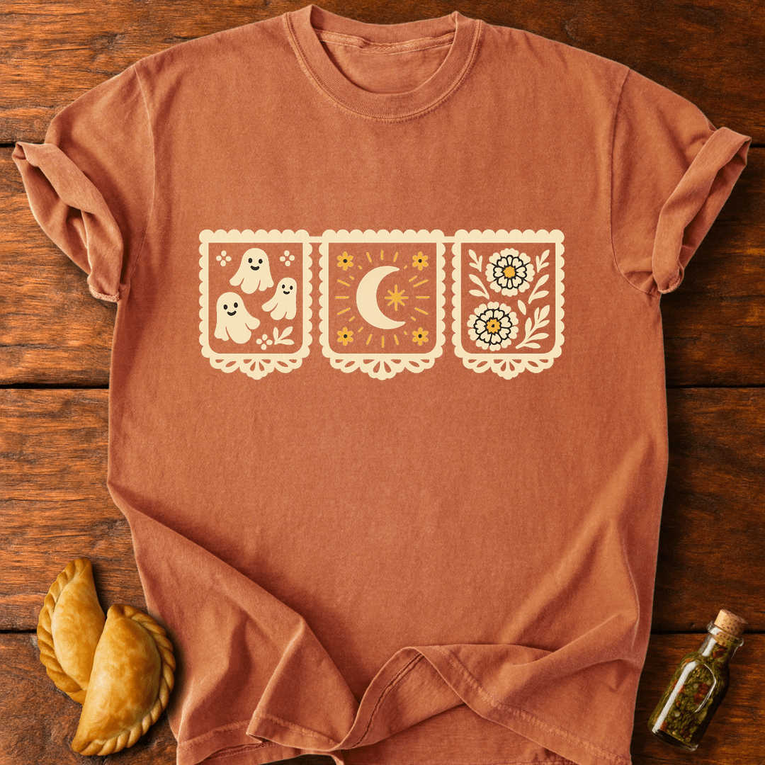 Ghost Papel Picado T-Shirt